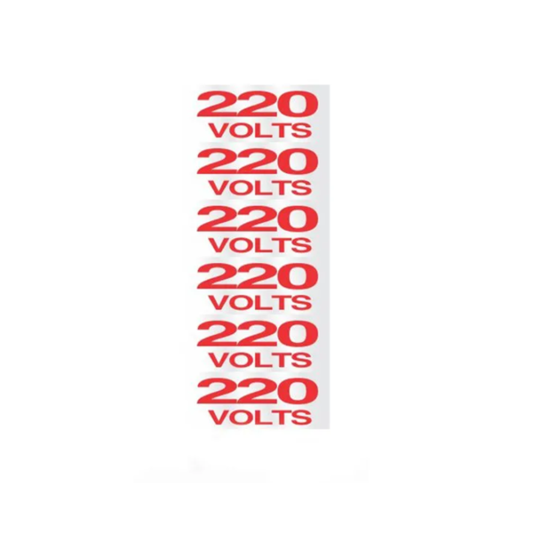 NUMERO ALUMINIO PADRÃO COPEL 220V