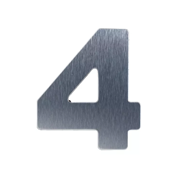 NUMERO RESIDENCIAL AÇO N 4 GOOD