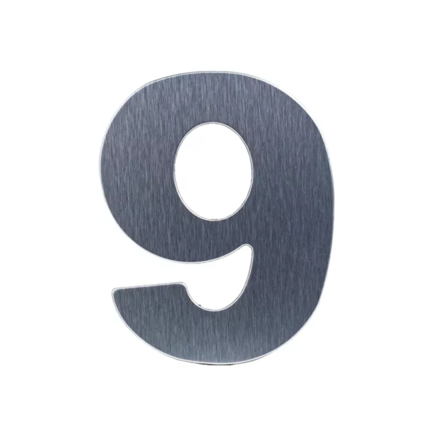 NUMERO RESIDENCIAL AÇO N 9 GOOD