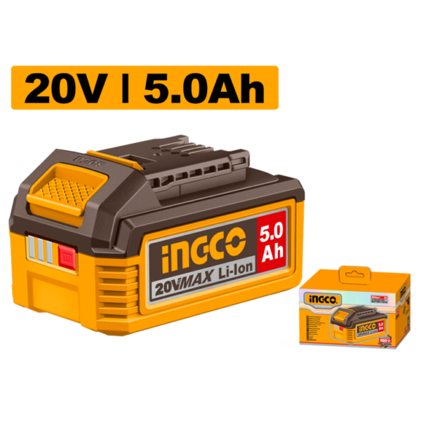 BATERIA ÍON-LÍTIO 20V 5.0 Ah INGCO FBLI20031