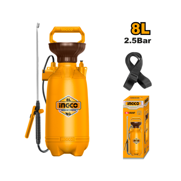 PULVERIZADOR MANUAL COMPRESSAO PREVIA 8L INGCO HSPP30802